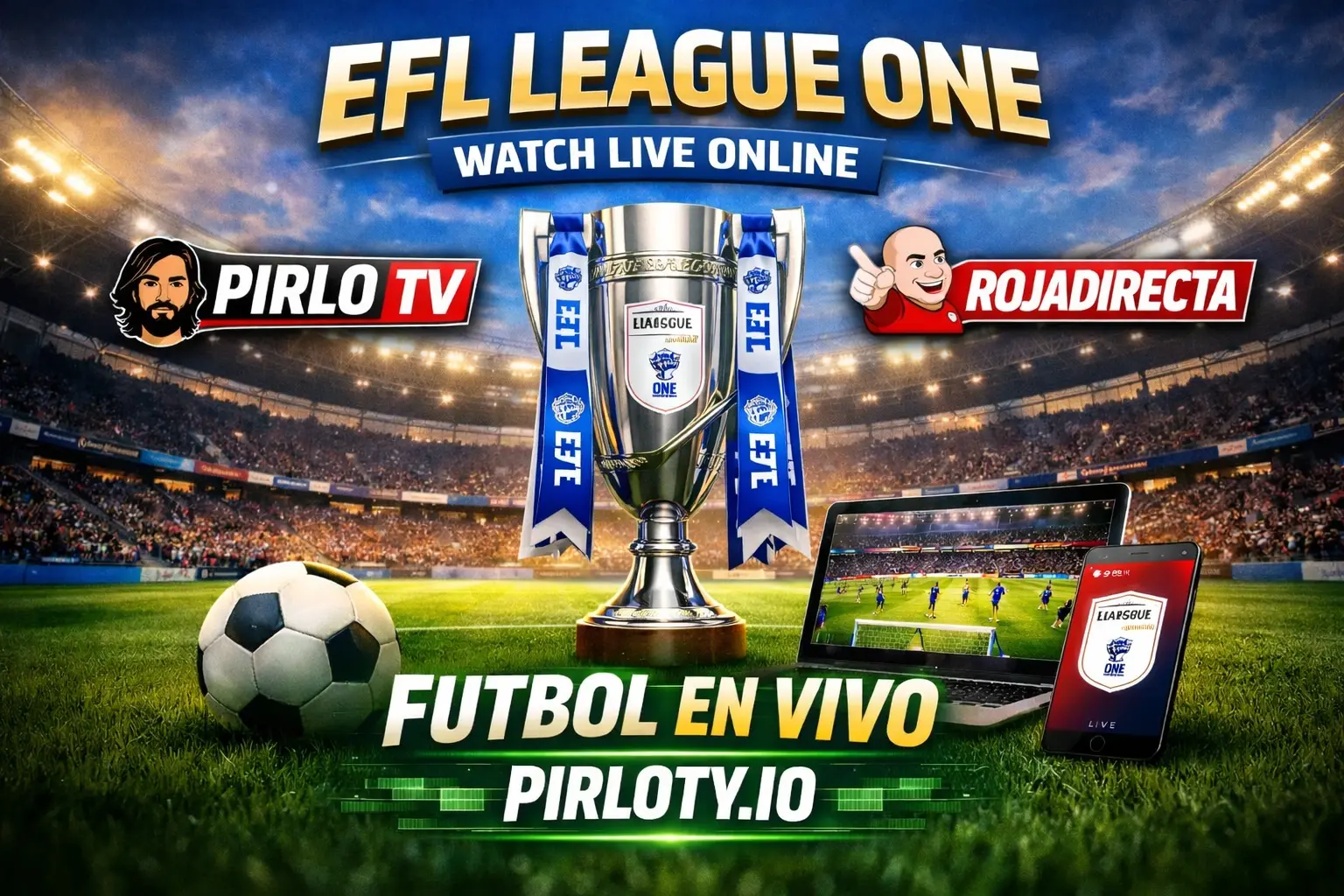EFL League One Watch Live Online Pirlo TV Rojadirecta Futbol en Vivo